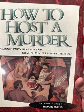 How to host a murder Roman Ruins Dinner Party Game - NIB
